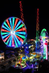 The Myrtle Beach Thrill Rides are a must-see for 4th of July on the Boardwalk.