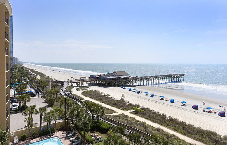 View of Holiday Inn Tower Oceanfront Suite