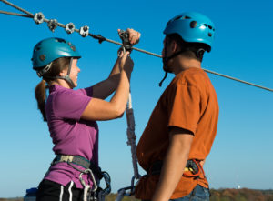 The Myrtle Beach Zip Line Adventures are one of the best attractions on the Boardwalk.